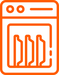 slimline dishwasher icon